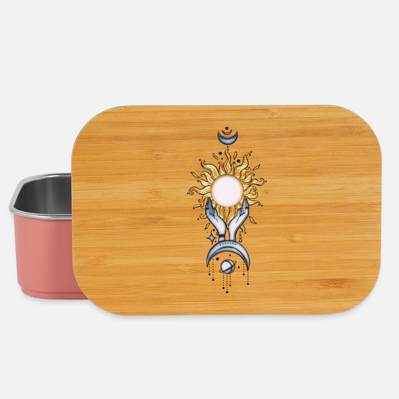 Sonne und Mond - Lunch Box - Hellrosa