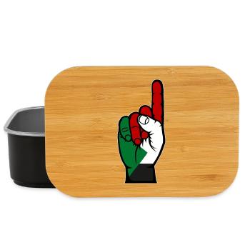 Sudan flag number 1 - Lunch Box - black - Front