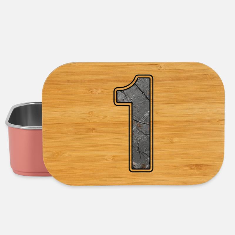 Eins Betontextur Design - Lunch Box - Hellrosa