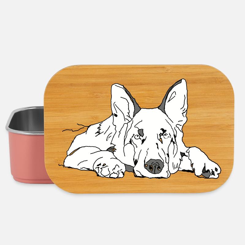 Schäferhund - Lunch Box - Hellrosa
