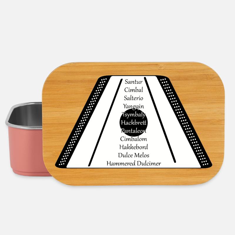 Hackbrett black n white - Lunch Box - Hellrosa