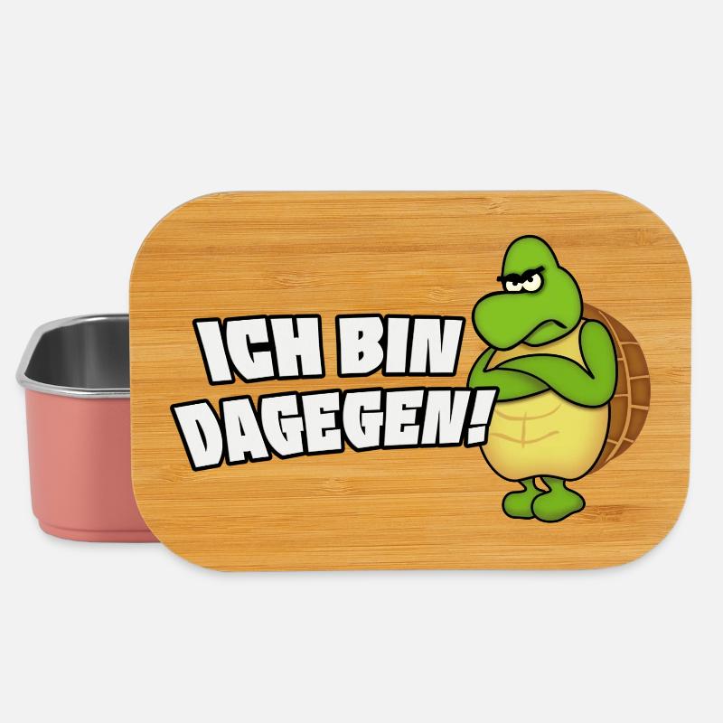 ich bin dagegen - Lunch Box - Hellrosa