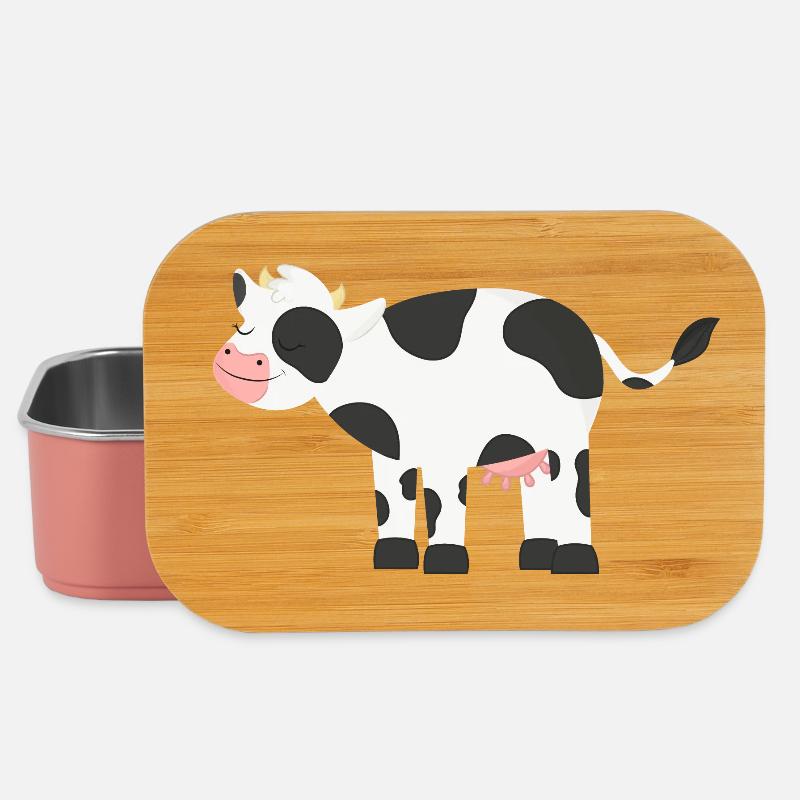 Cow cows - Lunch Box - light pink