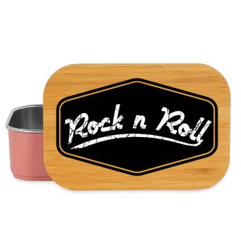 Rock n Roll Schild Shape - Lunch Box - Hellrosa - Vorne