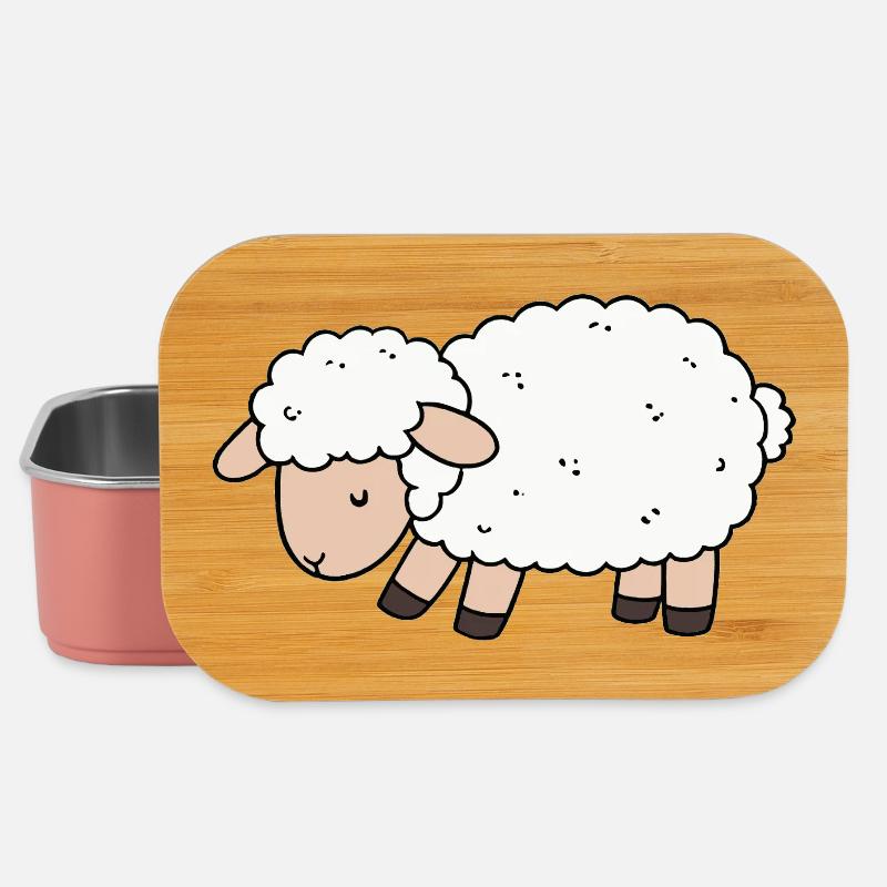 Schaf - Lunch Box - Hellrosa