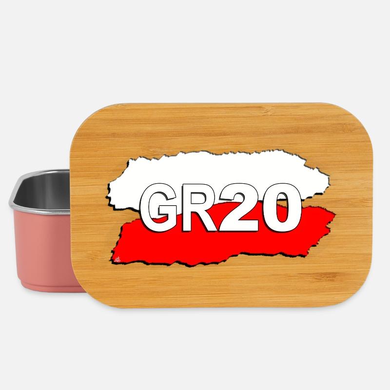 LOGO GR 20 - Boîte à goûter - rose clair