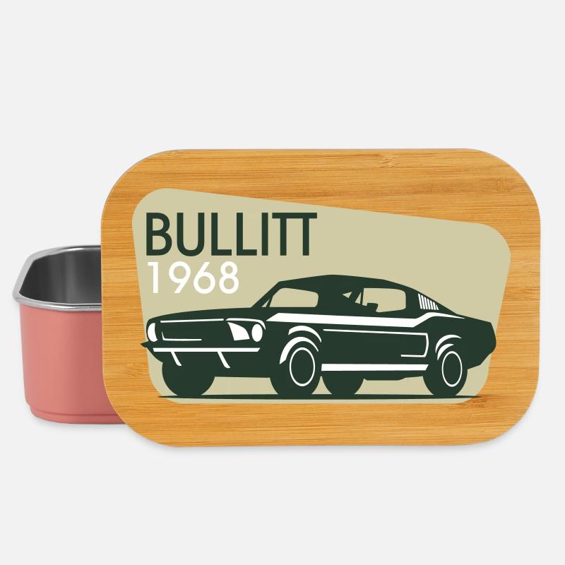 Oldtimer 1968 Auto Retro - Lunch Box - Hellrosa