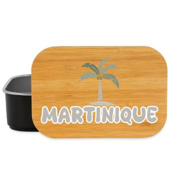Cadeau pour la Martinique - Boîte à goûter - noir - Devant