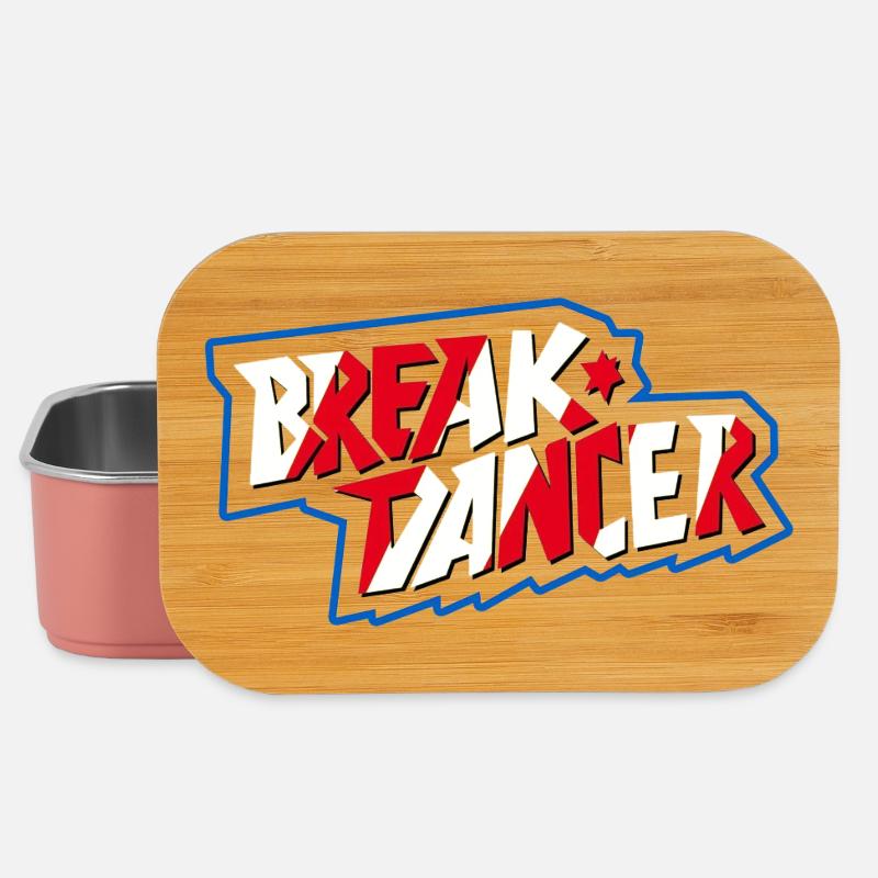 Vibrante Breakdancer Illustration - Lunch Box - Hellrosa