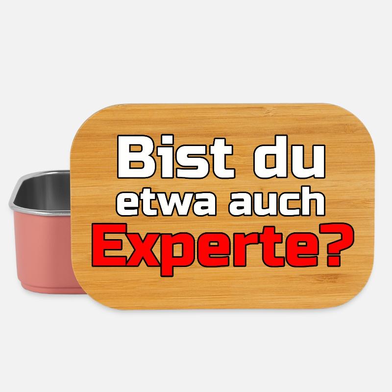 Experte Profi Arbeit Virus Sprüche - Lunch Box - Hellrosa