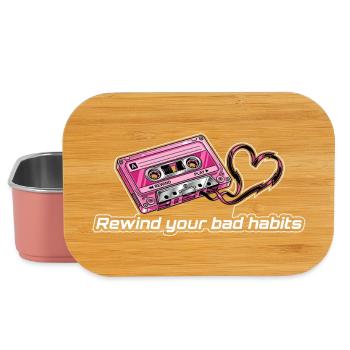 Spul deine schlechten Gewohnheiten zurück Rebel Heart Kassette - Lunch Box - Hellrosa - Vorne