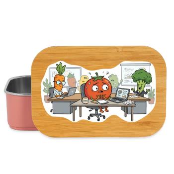 Stressed Tomato – Office Vegetables - Lunch Box - Hellrosa - Vorne