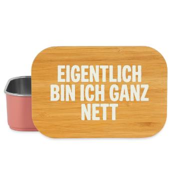 Eigentlich bin ich ganz nett - Lunch Box - Hellrosa - Vorne