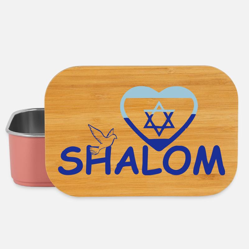 Shalom Geschenk - Lunch Box - Hellrosa