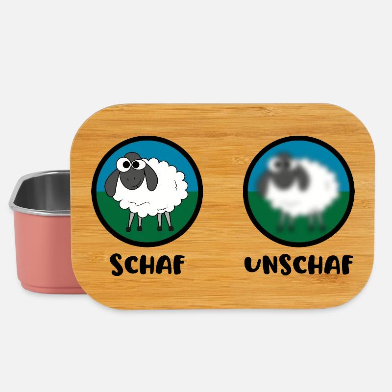 Schaf Unschaf - Lunch Box - Hellrosa