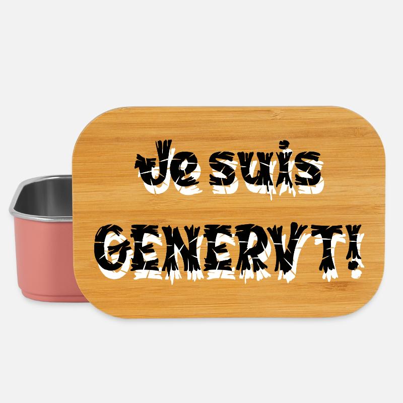 Je suis Annoyed — Glitch Font - Boîte à goûter - rose clair