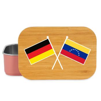 Germany and Venezuela Friendship Flags - Lunch Box - Hellrosa - Vorne