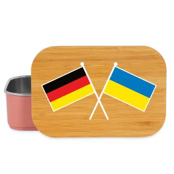 Germany x Ukraine Friendship Flags - Lunch Box - Hellrosa - Vorne