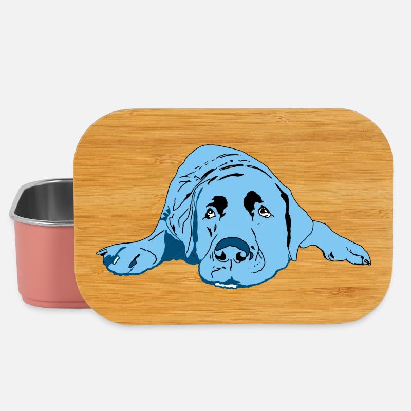 Labrador - Lunch Box - Hellrosa