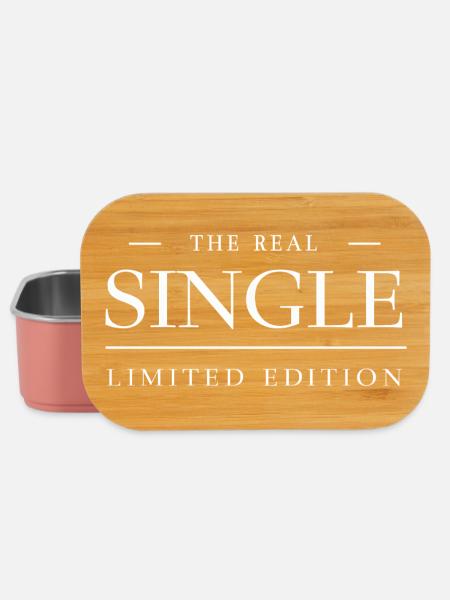 The Real Single Limited Edition – Lustiges Design - Lunch Box - Hellrosa