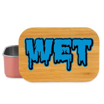 Wet | feucht | nass | Slime - Boîte à goûter - rose clair - Devant