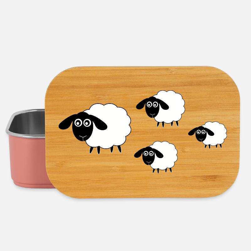 Sheep Sheep Lamb - Lunch Box - light pink