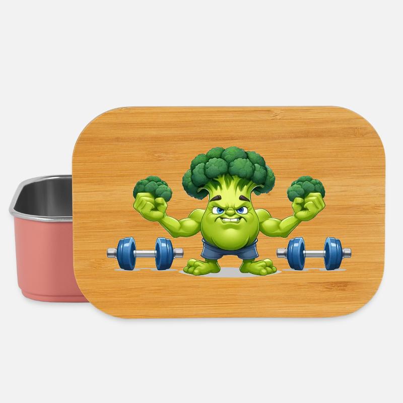 Halophiles de brocoli - Boîte à goûter - rose clair