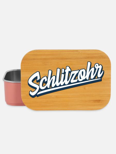 Schlitzohr - Schweizerdeutsch - Mundart - Dialekt - Lunch Box - Hellrosa