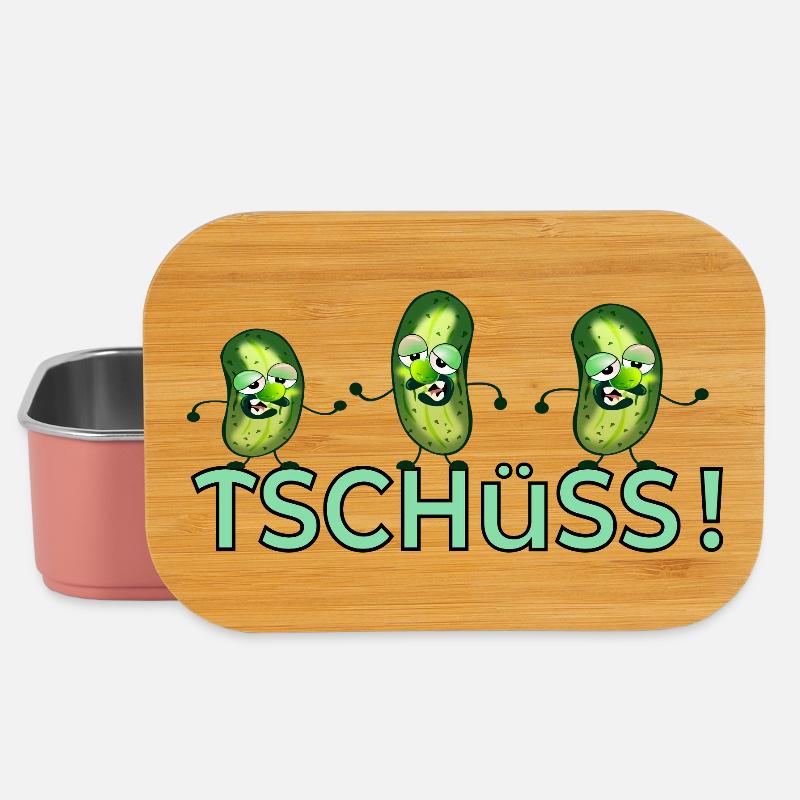 TSCHÜSS ABSCHIED GEWÜRZGURKEN - Lunch Box - Hellrosa