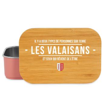 Il Y A Deux Types De Personnes Sur Terre Les Va... - Boîte à goûter - rose clair - Devant