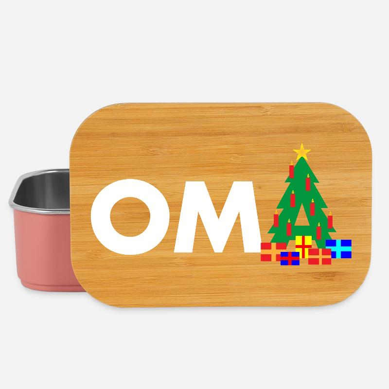Oma Weihnachtsbaum - Lunch Box - Hellrosa