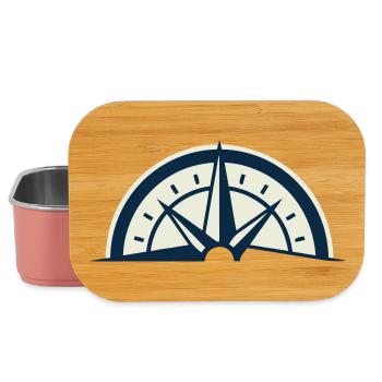 Bergretter Kompass Wappen - Lunch Box - Hellrosa - Vorne