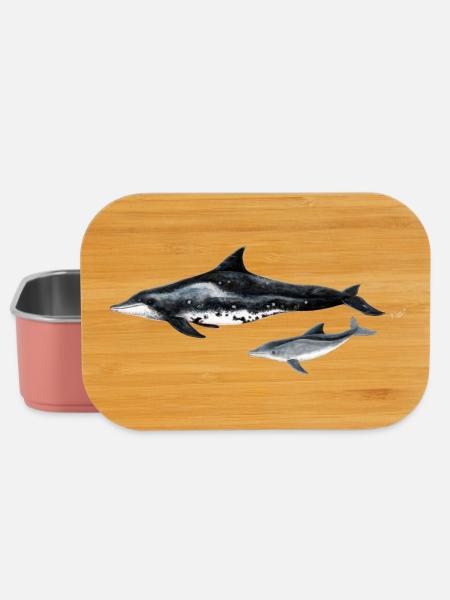 Rauzahndelfin - Dolphin - Steno rostre - Lunch Box - Hellrosa