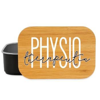 Stilvolles Design für die Physiotherapeutin - Lunch Box - Schwarz - Vorne