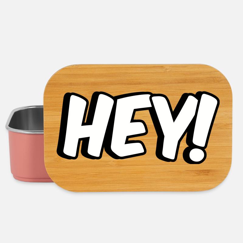 Hey Comic design - Lunch Box - light pink