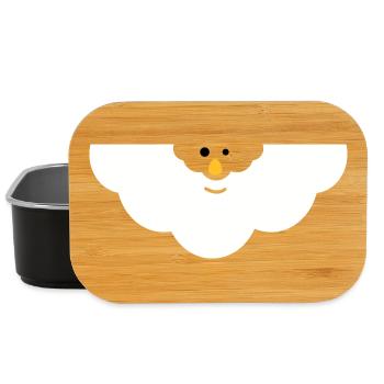 Cuddly Cloud Face - Lunch Box - black - Front
