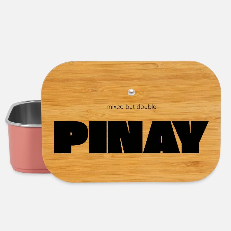 Mixte mais double – Déclaration de diversité de Pinay - Boîte à goûter - rose clair