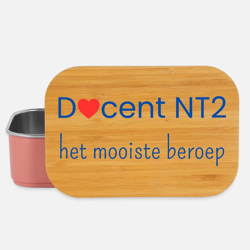 NT2 teacher: the best profession - Lunch Box - light pink