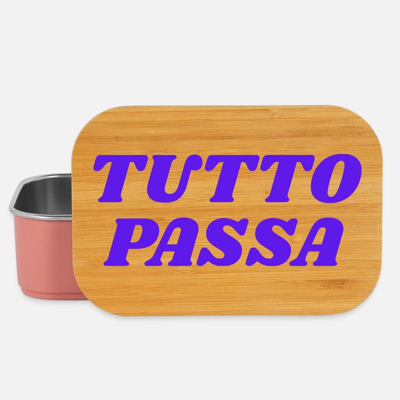 tutto passa - Boîte à goûter - rose clair