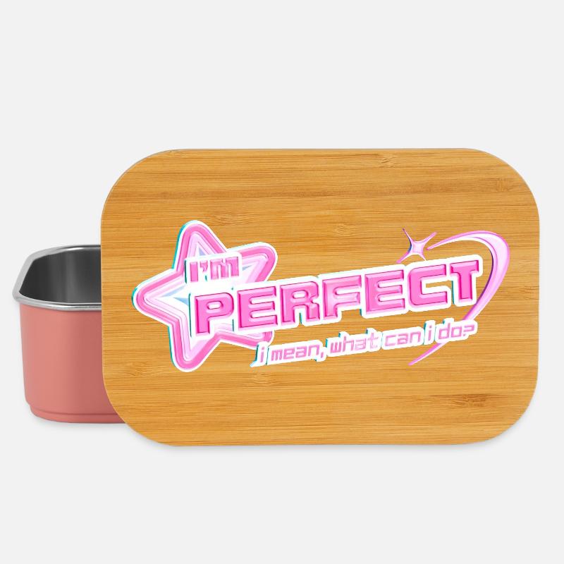 I'm Perfect – Y2K Pinkcore Diva Design - Lunch Box - Hellrosa