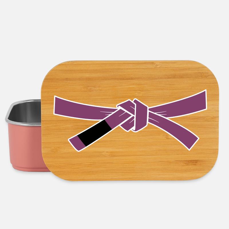 Ceinture violette - Ceinture violette - Boîte à goûter - rose clair