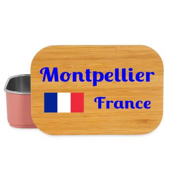 Montpellier, France- Stylish prints - Lunch Box - light pink - Front
