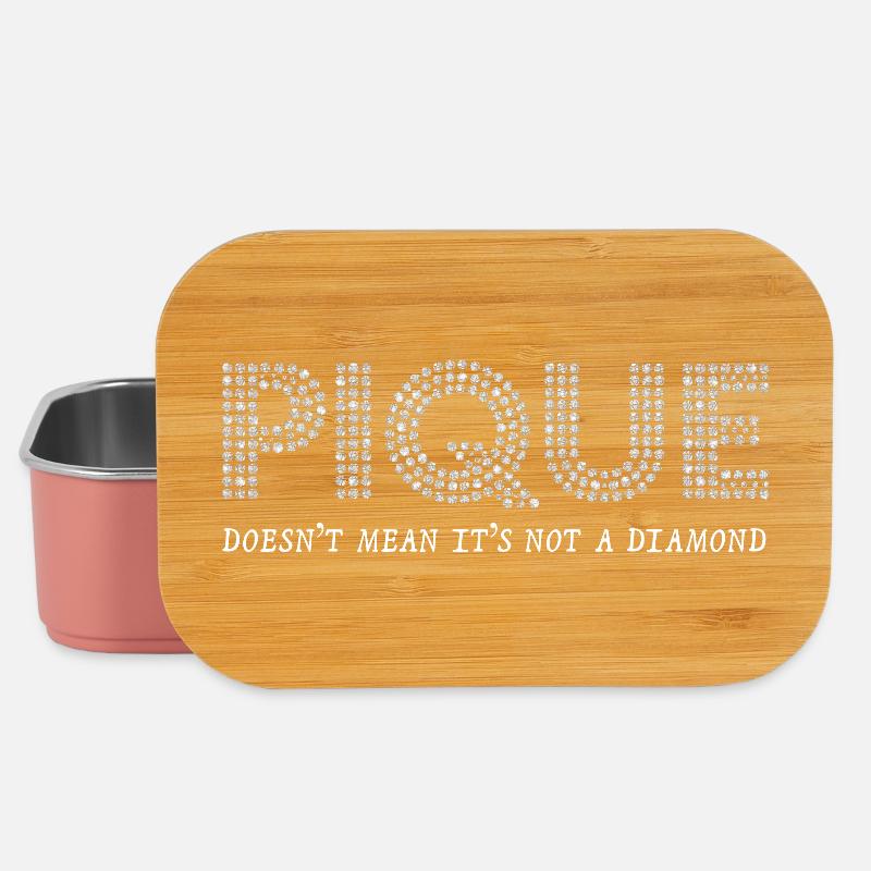 PIQUE Diamond Sparkles Design - Lunch Box - light pink