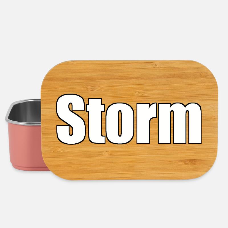 Storm - (Human Name) - Lunch Box - light pink