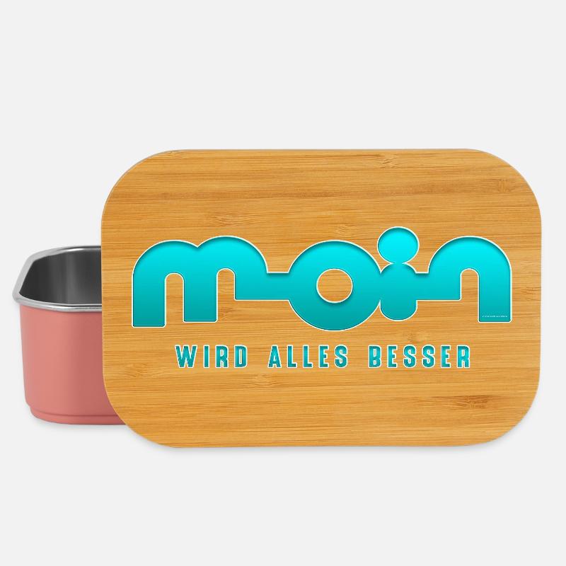 Moin wird alles besser - Lunch Box - Hellrosa