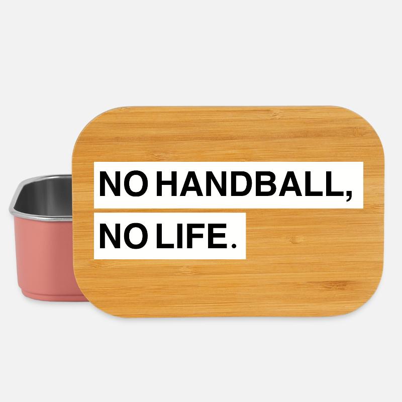 Pas de handball, pas de vie - Boîte à goûter - rose clair