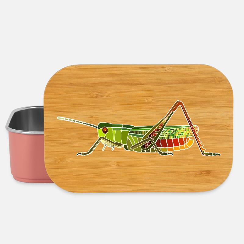Heath grasshopper - Lunch Box - light pink