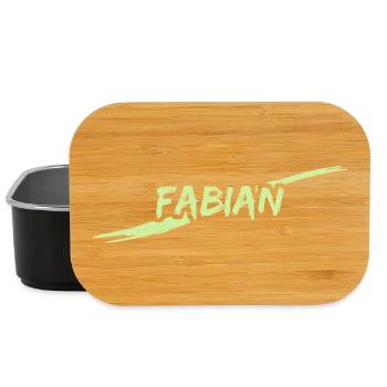 Fabien - Boîte à goûter - noir - Devant