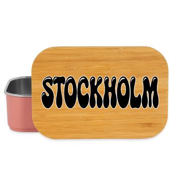 Stockholm Urban Black Bubbles - Lunch Box - Hellrosa - Vorne