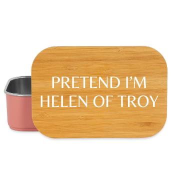 Tu so, als wäre ich Helena von Troja. - Lunch Box - Hellrosa - Vorne